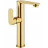 Mexen Milo high washbasin faucet with side handle, gold - 71315-50
