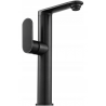 Mexen Milo high side action washbasin mixer tap, Black - 71315-70