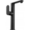Mexen Milo high washbasin faucet with side handle, black - 71315-70
