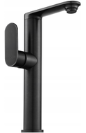 Mexen Milo high side action washbasin mixer tap, Black - 71315-70