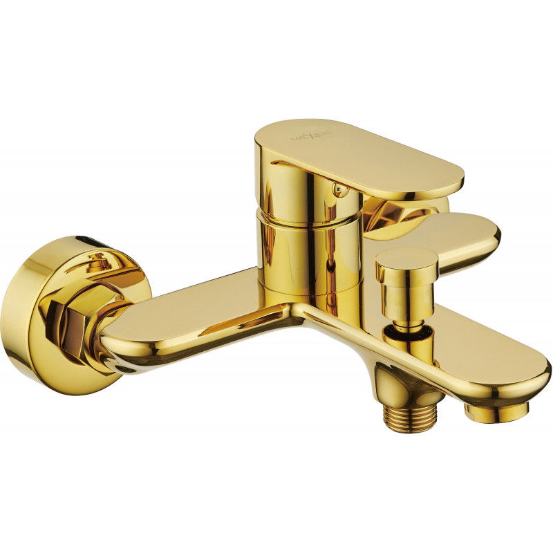 Mexen Milo bathtub mixer tap, Gold - 71330-50