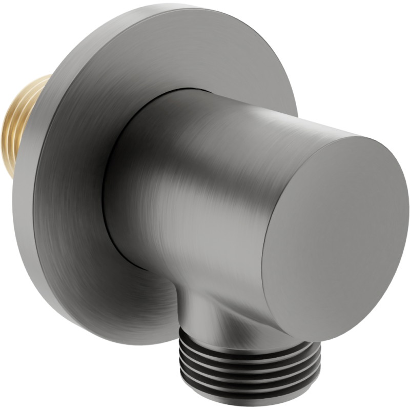 Mexen Kai angle connector, brushed gun gray - 79341-66
