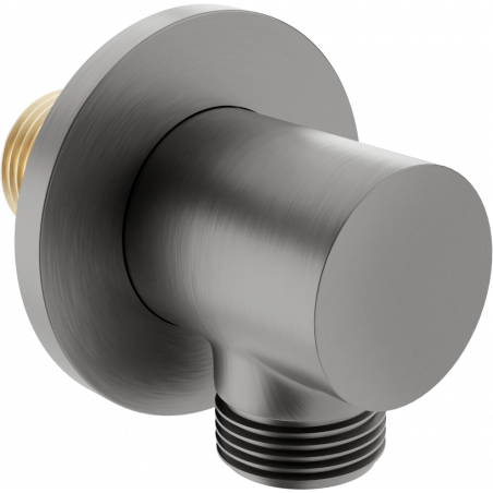 Mexen Kai angle connector, brushed gun gray - 79341-66