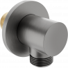 Mexen Kai angle connector, brushed gun gray - 79341-66