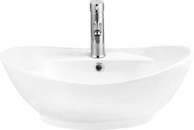 Mexen Kiara countertop washbasin 59 x 40 cm, White - 21645900