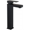 Mexen Cube high washbasin faucet, black - 72910-70