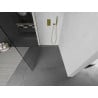 Mexen Kioto shower wall Walk-in 100 x 200 cm, transparent 8 mm, gold - 800-100-101-50-00