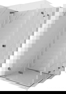 Mexen Lunar-F Duo folding shower cabin 85 x 70 cm, transparent, brushed gun gray - 836-085L-070P-66-00