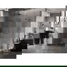Mexen Lunar-F Duo folding shower cabin 90 x 80 cm, transparent, gun gray brushed - 836-090L-080P-66-00