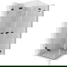 Mexen Lunar-F Duo shower cabin, folding 80 x 80 cm, transparent, black - 836-080L-080P-70-00
