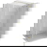 Mexen Lunar T shower enclosure right side 120 x 70 cm, transparent, gold - 834T-120-070-50-00-P
