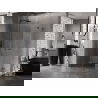 Mexen Lunar-F Duo folding shower cabin 100 x 80 cm, transparent, gun metal - 836-100L-080P-95-00
