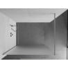 Mexen Kioto shower screen 110 x 200 cm, Frosted 8 mm, Chrome - 800-110-101-01-30