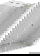 Mexen Lunar T hinged shower enclosure right 140 x 80 cm, transparent, gold - 834T-140-080-50-00-P