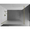 Mexen Kioto shower screen 80 x 200 cm, Frosted 8 mm, Gold - 800-080-101-50-30