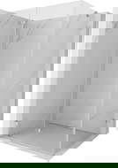 Mexen Lunar-F foldable left shower cabin 85 x 80 cm, transparent, chrome - 836-085-080-01-00-L