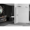 Mexen Kioto Walk-in Shower Wall 90 x 200 cm, Frosted 8 mm, Black - 800-090-101-70-30