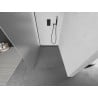 Mexen Kioto Walk-in Shower Wall 90 x 200 cm, Frosted 8 mm, Black - 800-090-101-70-30