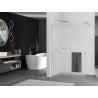 Mexen Kioto+ shower wall with shelf Walk-in 70 x 200 cm, frost, chrome - 800-070-121-01-30