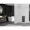 Mexen Kioto+ shower wall with shelf Walk-in 90 x 200 cm, frost, chrome - 800-090-121-01-30