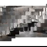 Mexen Lunar-F folding shower cabin left 95 x 80 cm, transparent, rose gold - 836-095-080-60-00-L