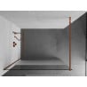 Mexen Kioto Walk-in Shower Screen 90 x 200 cm, Transparent/Frosted 8 mm, Rose Gold - 800-090-101-60-35