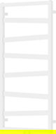 Mexen Zoom decorative bathroom radiator 1100 x 530 mm, 376 W, white - W130-1100-530-00-20