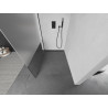 Mexen Kioto Walk-in Shower Screen 70 x 200 cm, Transparent/Frosted 8 mm, Black - 800-070-101-70-35