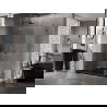 Mexen Lunar-F folding shower cabin left 90 x 80 cm, transparent, gun gray brushed - 836-090-080-66-00-L