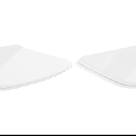 Mexen slow-falling slim seat, duroplast, white gloss - 39120100