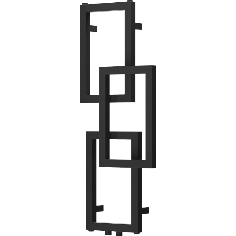 Mexen Grid decorative bathroom radiator 870 x 360 mm, 209 W, black - W215-0870-360-00-70