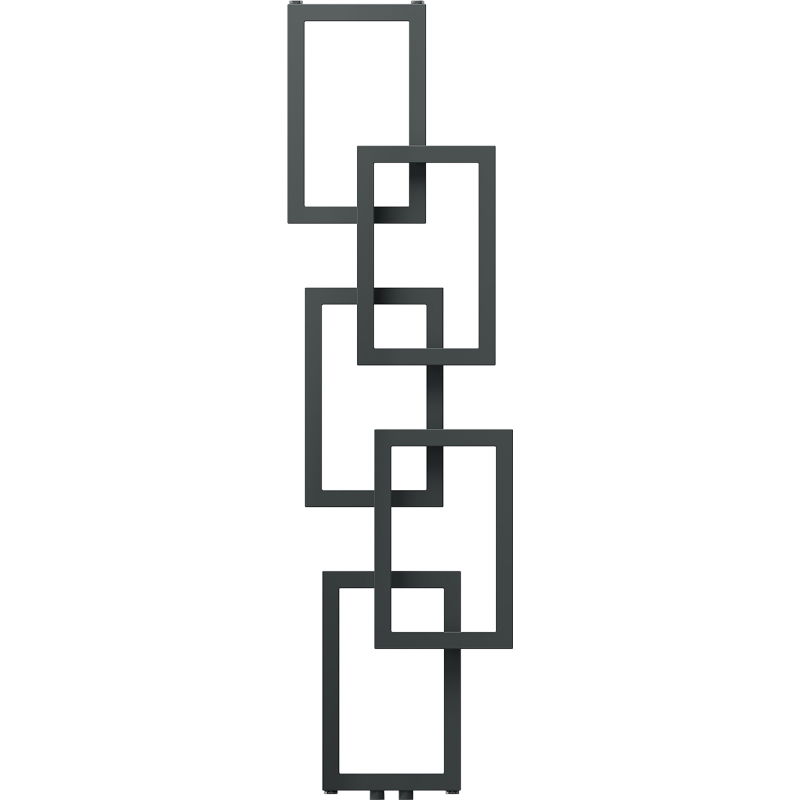 Mexen Grid decorative bathroom radiator 1360 x 390 mm, 349 W, anthracite - W215-1360-390-00-66