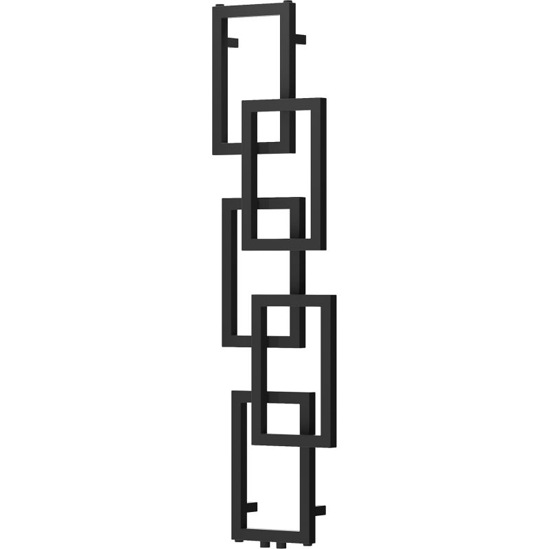 Mexen Grid decorative bathroom radiator 1360 x 390 mm, 349 W, black - W215-1360-390-00-70