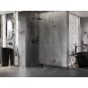 Mexen Lunar-F folding shower enclosure left 80 x 80 cm, transparent, gun metal - 836-080-080-95-00-L