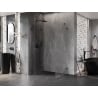 Mexen Lunar-F foldable shower cabin left 90 x 80 cm, transparent, gun metal - 836-090-080-95-00-L