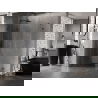 Mexen Lunar-F folding shower enclosure left 100 x 80 cm, transparent, gun metal - 836-100-080-95-00-L