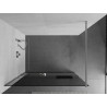Mexen Kioto+ shower wall with shelf Walk-in 80 x 200 cm, graphite, chrome - 800-080-121-01-40