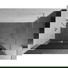 Mexen Kioto+ shower screen with a shelf and rail 100 x 200 cm, Graphite 8 mm, Chrome - 800-100-121-01-40