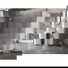 Mexen Lunar-F folding shower cabin left 80 x 80 cm, transparent, brushed nickel - 836-080-080-97-00-L