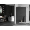 Mexen Kioto+ shower screen with a shelf and rail 70 x 200 cm, Mirror 8 mm, Chrome - 800-070-121-01-50