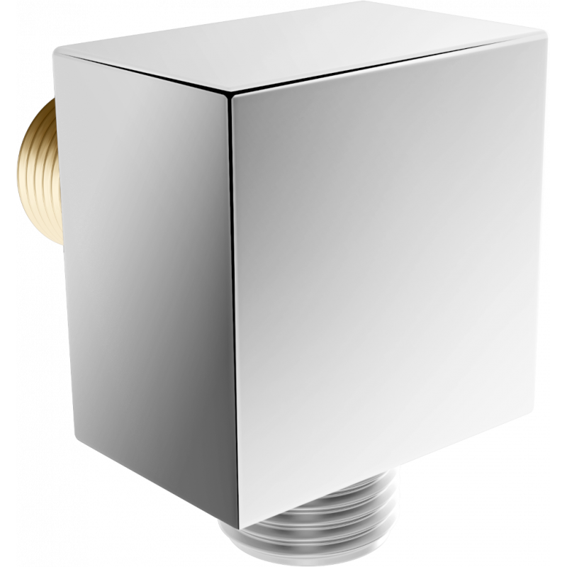 Mexen angled connector, chrome - 79345-00