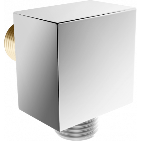 Mexen angled connector, chrome - 79345-00