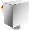 Mexen angled connector, chrome - 79345-00
