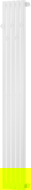 Mexen Flux decorative bathroom radiator 1500 x 240 mm, 450 W, white - W127-1500-240-00-20