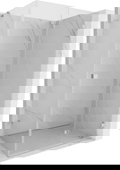 Mexen Lunar-F folding shower enclosure right 80 x 70 cm, transparent, chrome - 836-080-070-01-00-P