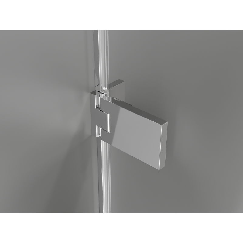 Mexen Lunar-F Folding Shower Enclosure Right 95 x 80 cm, Transparent, Chrome - 836-095-080-01-00-P
