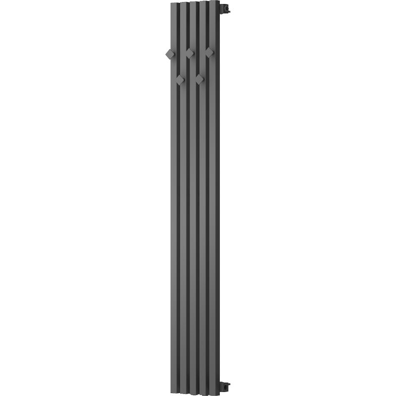 Mexen Flux decorative bathroom radiator 1500 x 240 mm, 450 W, anthracite - W127-1500-240-00-66