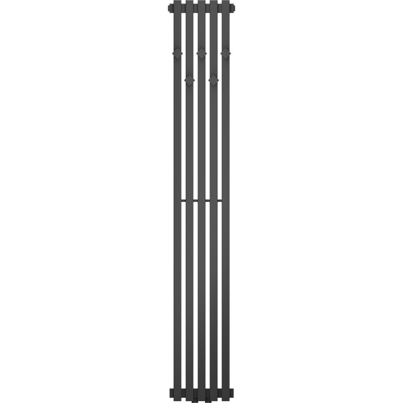 Mexen Flux decorative bathroom radiator 1500 x 240 mm, 450 W, anthracite - W127-1500-240-00-66