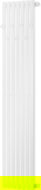 Mexen Flux decorative bathroom radiator 1500 x 360 mm, 630 W, white - W127-1500-360-00-20