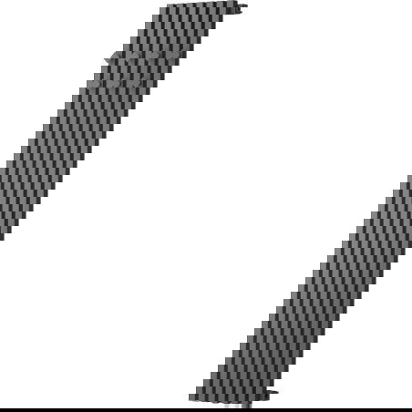 Mexen Flux decorative bathroom radiator 1500 x 340 mm, 630 W, anthracite - W127-1500-360-00-66